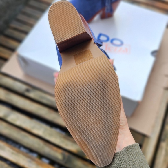 Aldo x Tezza Desert Star Blue Suede Fringe Booties - Picture 8 of 12